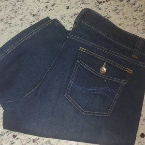 Just below the waist natural bootcut jeans in 14 M